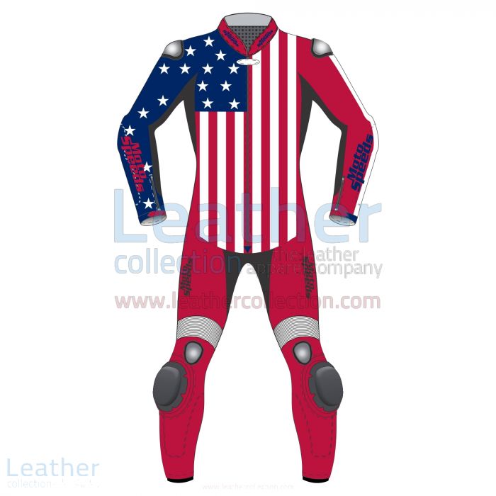 Offering Online American Flag Leather Motorcycle Suit for $800.00