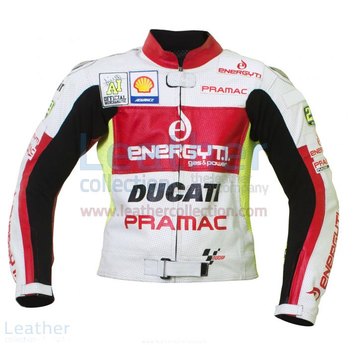 Andrea Iannone Ducati Motorcycle Jacket Front View