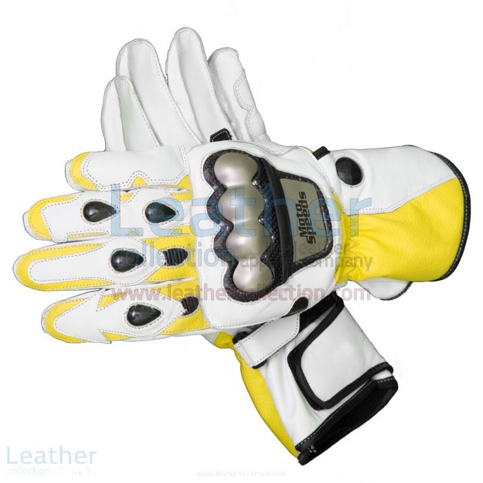 Offering Now Ben Spies 2010 Leather Motorbike Gloves for $250.00