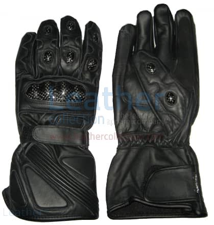 Claim Online Bravo Black Leather Riding Gloves for $75.00