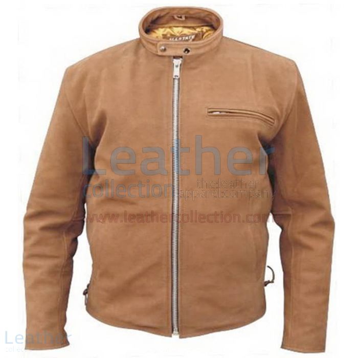 Buy Brown Leather Scooter jacket for ¥22,288.00 in Japan