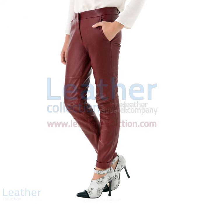 Cherry Leather Pants – Pants For Women | Leather Collection