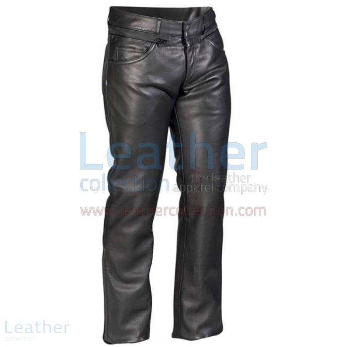 Compra Pantalon de Cuero Negro – Pantalon Moda – Leather Collection