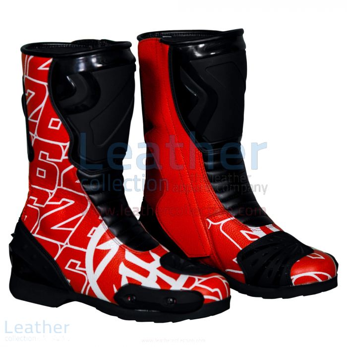 Grab Dani Pedrosa Samurai Edition MotoGP Racing Boots for $250.00