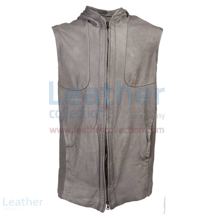 Leather Vest with Hood | Buy Now | Leather Collection