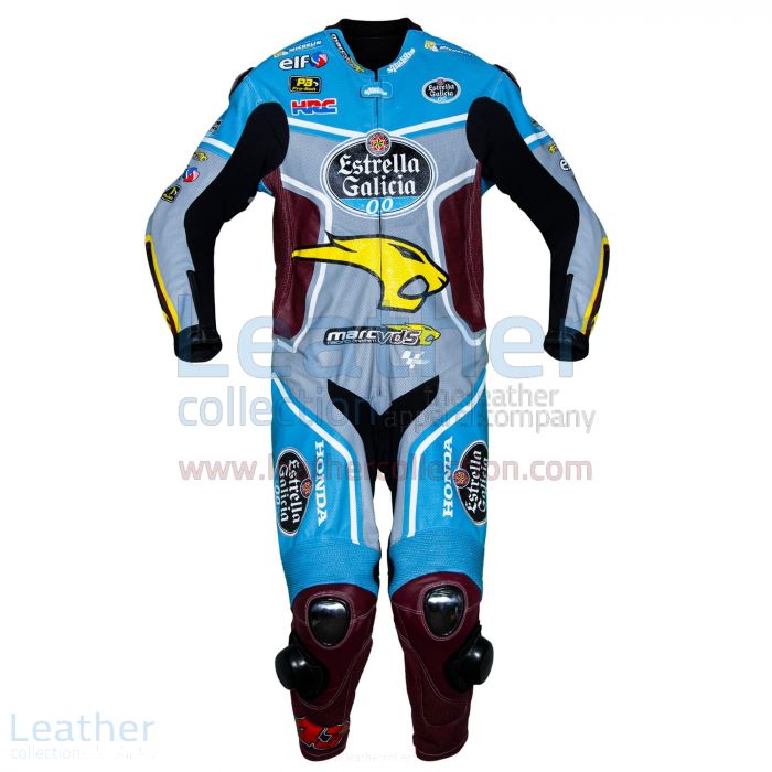 以下のためのジャック・ミラーエストレージャガリシアホンダ2017年MotoGPクラスのレーススーツを提供