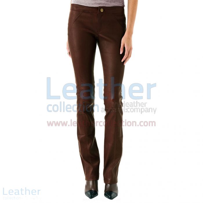 Ladies Brown Pants | Buy Now | Leather Collection