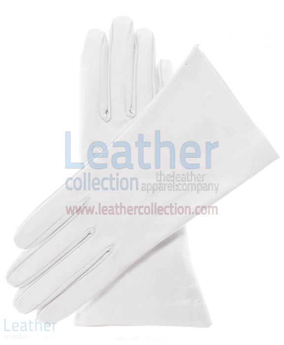 Pick Natural Leather Ladies White Gloves for £41.80 in UK