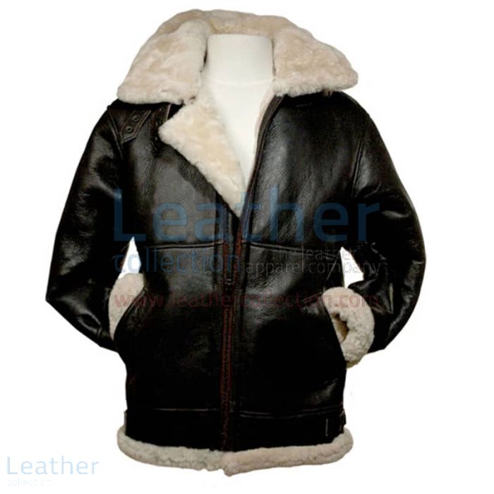 Offering Leather 3/4 Length Fur Jacket for $299.00