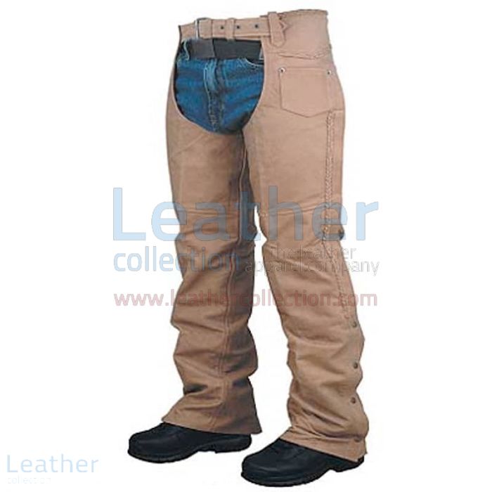 Pick up Leather Braided Chaps For Men for SEK1,311.20 in Sweden