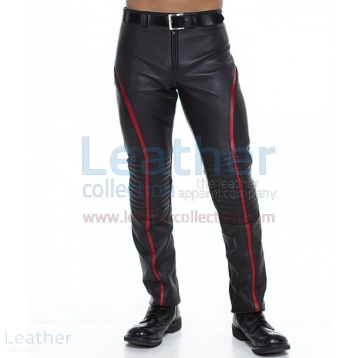 Stripe Pants – Leather Pants | Leather Collection