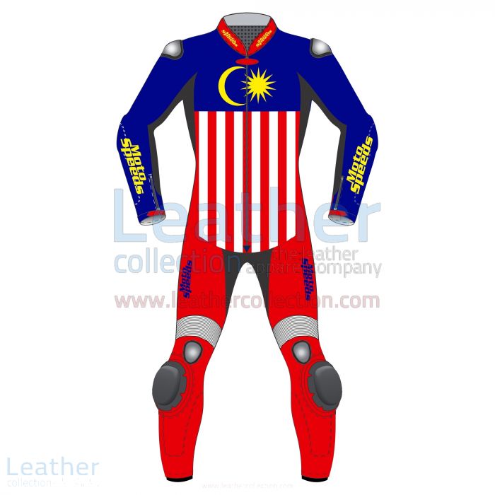 Pick it Online Malaysia Flag Leather Motorbike Suit for SEK7,040.00 in