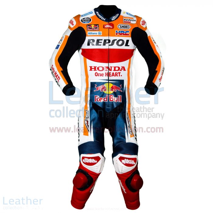 Shop Now Marquez Honda Repsol MotoGP 2018 Leather Suit for $899.00
