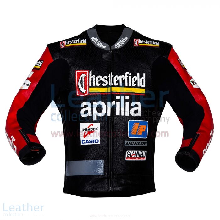 Buy Max Biaggi Aprilia GP 1995 Racing Leather Jacket