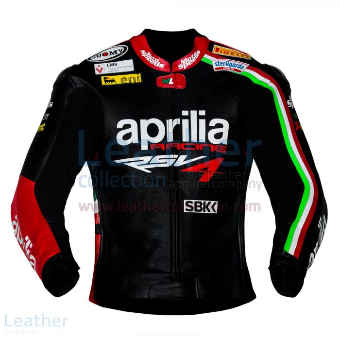 Grab Now Max Biaggi Aprilia Motorbike Leather Jacket for A$472.50 in A