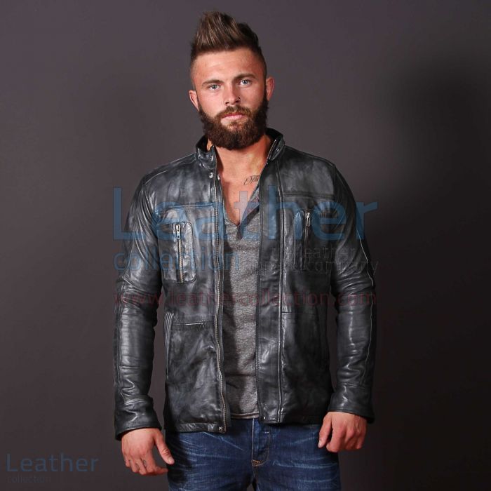 Purchase Now Men Casual Fashion Leather Frost Jacket for CA$838.40 in