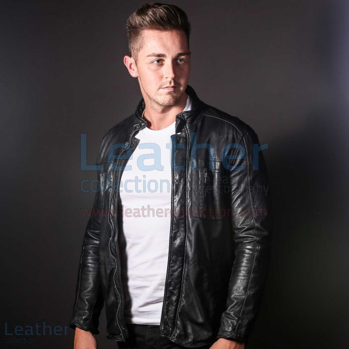 Customize Now Men Fashion Ice Leather jacket for SEK4,928.00 in Sweden