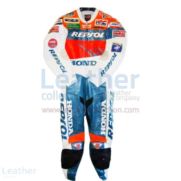 Offering Online Max Biaggi Camel Honda MotoGP 2004 Leathers for CA$1,1