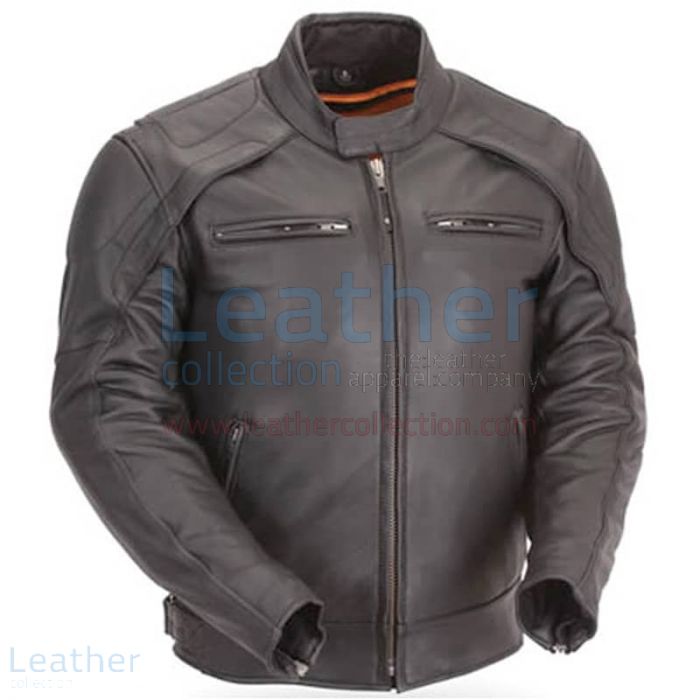 Reflective Piping & Vented Jacket | Buy Now | Leather Collection