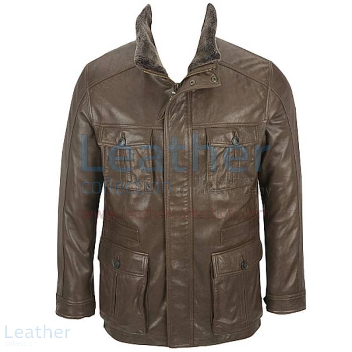 Shearling Collar Jacket | Buy Now | Leather Collection