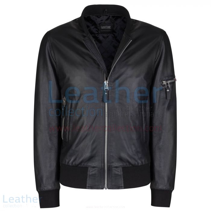 Sage Leather Jacket – Leather Bomber Jacket | Leather Collection