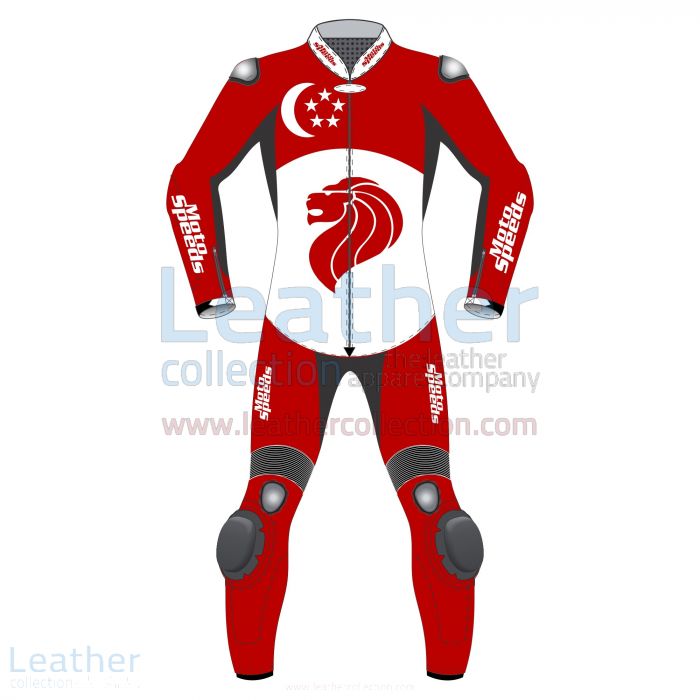 Singapore Flag Moto Suit – Moto Suit | Leather Collection