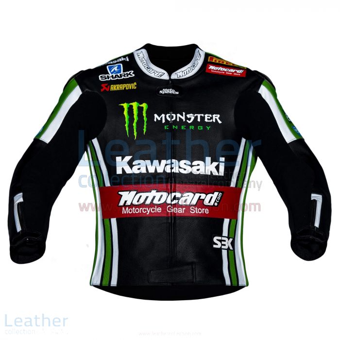 Purchase Now Tom Sykes Kawasaki 2015 SBK Leather Jacket for CA$589.50