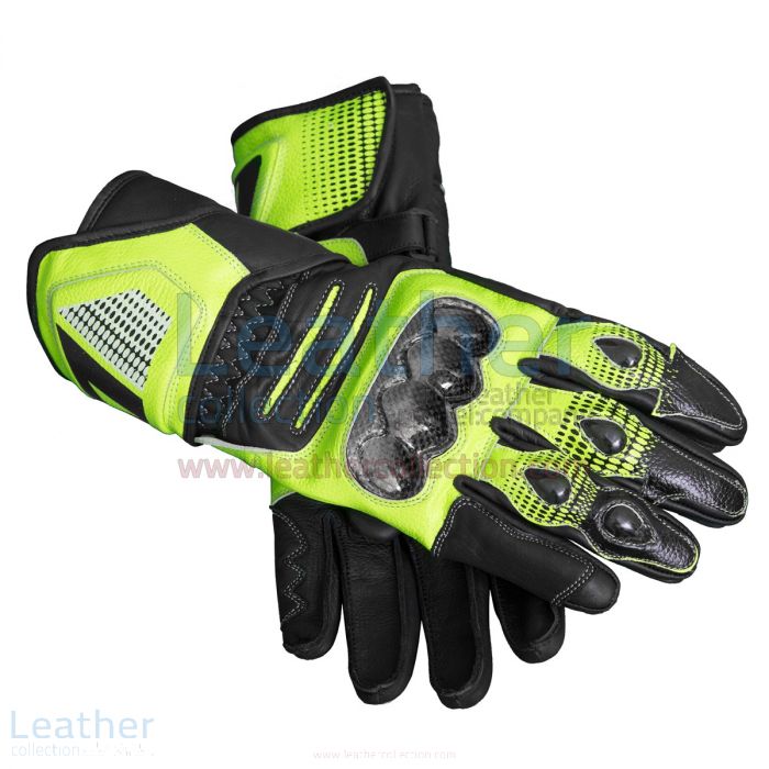 Pick up Now Valentino Rossi Motorcycle Race Gloves for $250.00