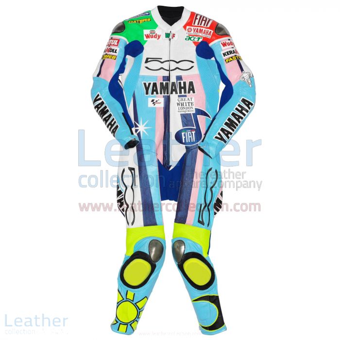 Shop Valentino Rossi Yamaha Fiat 500 MotoGP 2007 Suit for $899.00