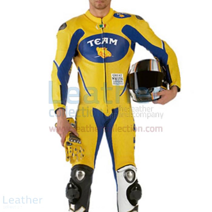 VR46 Mannschaft Motorradrennen Lederanzug | Valentino Rossi Kleidung