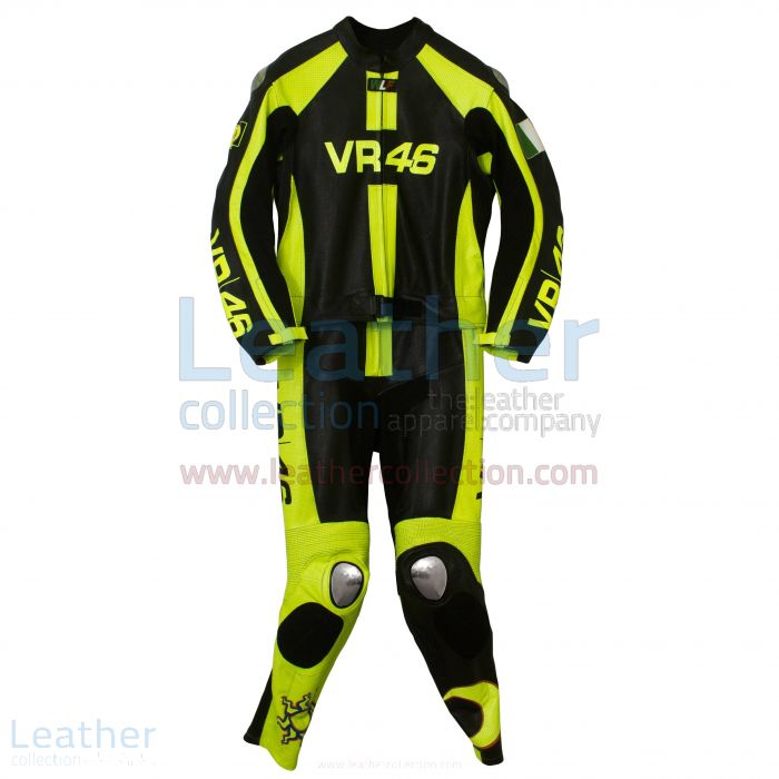 Purchase Now VR46 Valentino Rossi Motorcycle Race Suit for £646.00 in