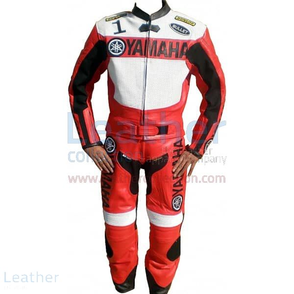 Purchase Online Yamaha Motorbike Leather Suit Red / White for ¥95,200