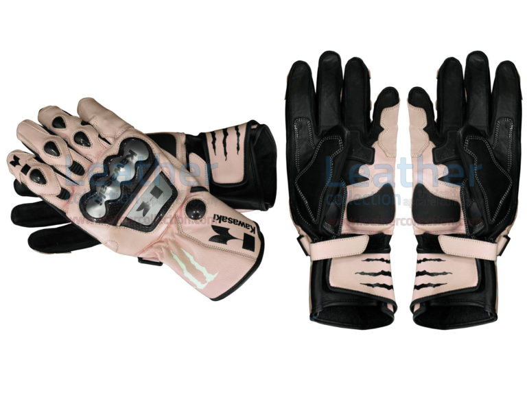 Kawasaki Monster Leather Gloves
