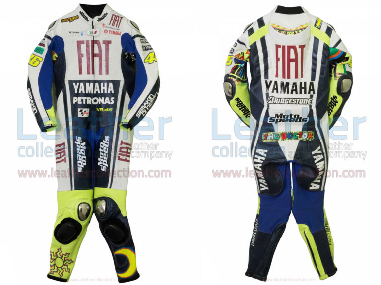 Valentino Rossi Yamaha Fiat MotoGP 2010 Race Suit