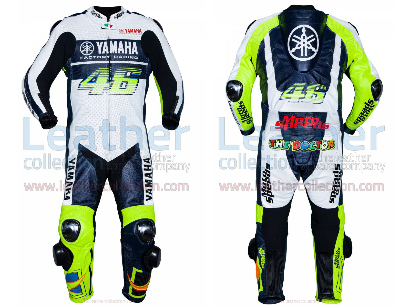 Valentino Rossi VR46 Yamaha Leather Suit
