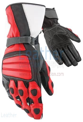 TOURIST RED MOTO GLOVES LEATHER