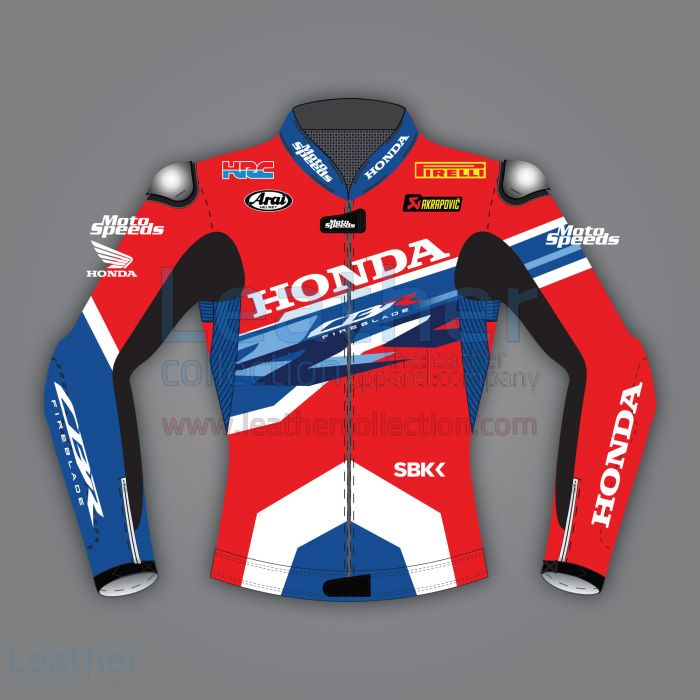 Honda leather motorcycle jacket