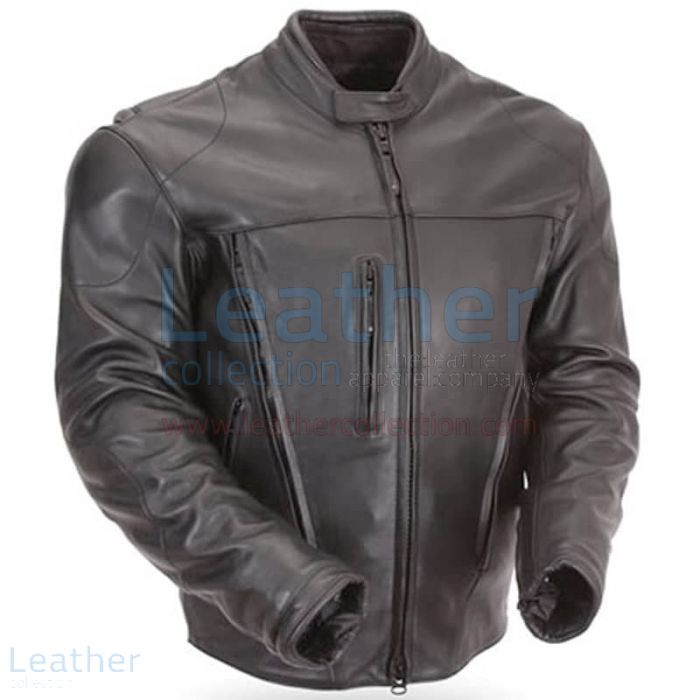 Motorcycle armor leather jackets