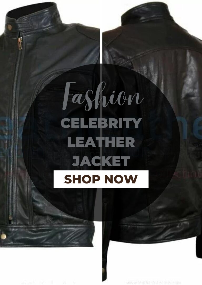 Celebrity leather jacket